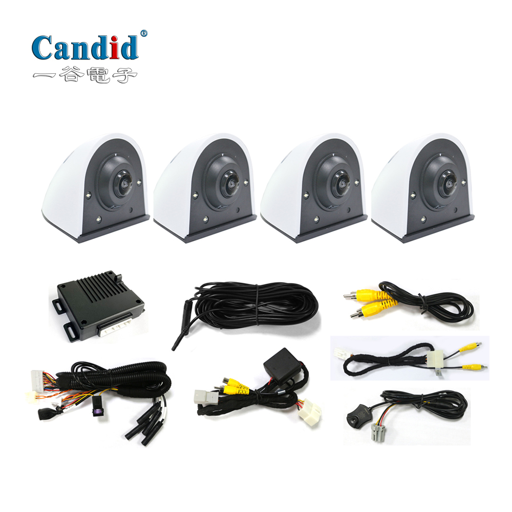 Sistema de monitoreo con vista de 360 grados para camiones