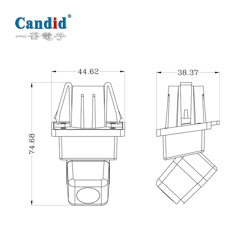 Cámara de marcha atrás oculta para BMW serie EC