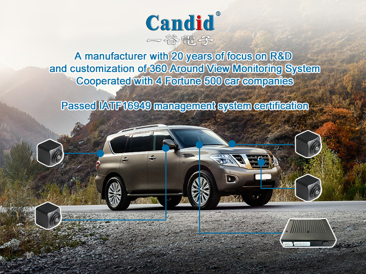 Sistema de monitoreo con vista panorámica de 360 grados para Nissan Patrol 2023