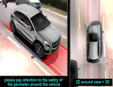 Sistema AVM 360 AHD para vehículos de pasajeros