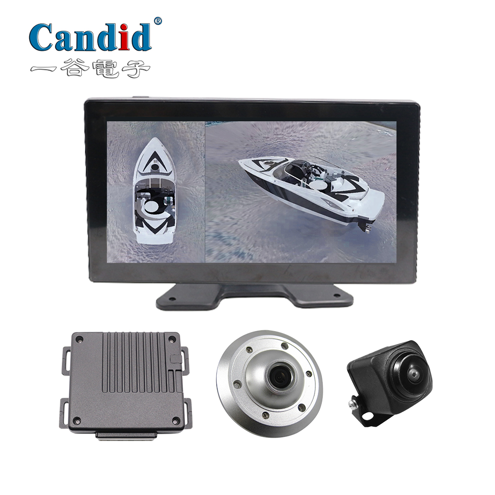 Sistema de monitor de barco con vista envolvente de 360°