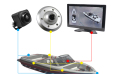 Sistema de monitor de barco con vista envolvente de 360°