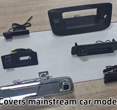 Cámara para la manija del portón trasero del automóvil