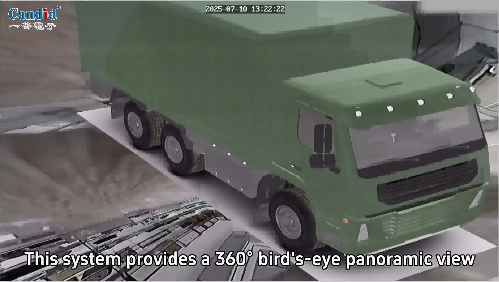 Sistema de visión envolvente de 360° para camiones