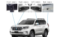 Sistema de monitoreo con vista panorámica de 360 grados para Toyota Prado